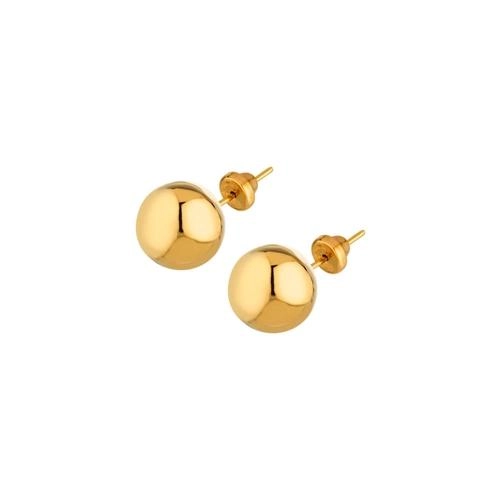 Brinco Ouro 18k Bola 8mm