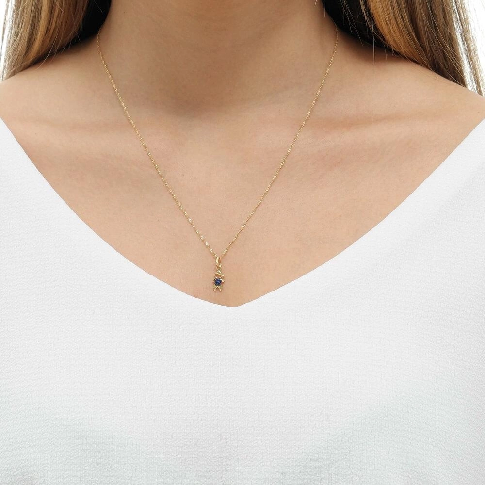 Pingente Ouro 18k Menino C/Zircônia 0.35 Gramas