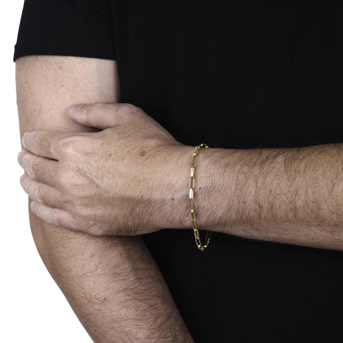 Pulseira Ouro 18k Veneziana Alongada 21cm 3.65mm