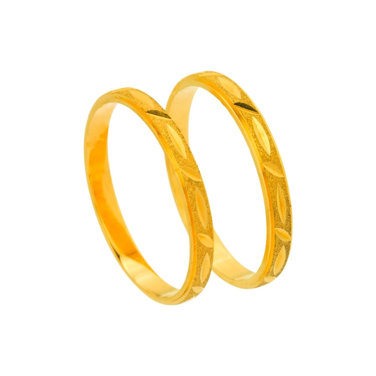 Aliança Diamantada Acetinada 4.20 gramas Ouro 18k