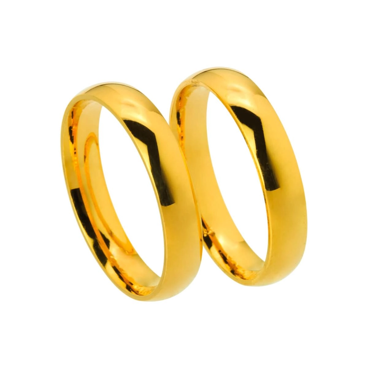 Aliança Reta Tradicional 9.00 gramas Ouro 18k au3067-450