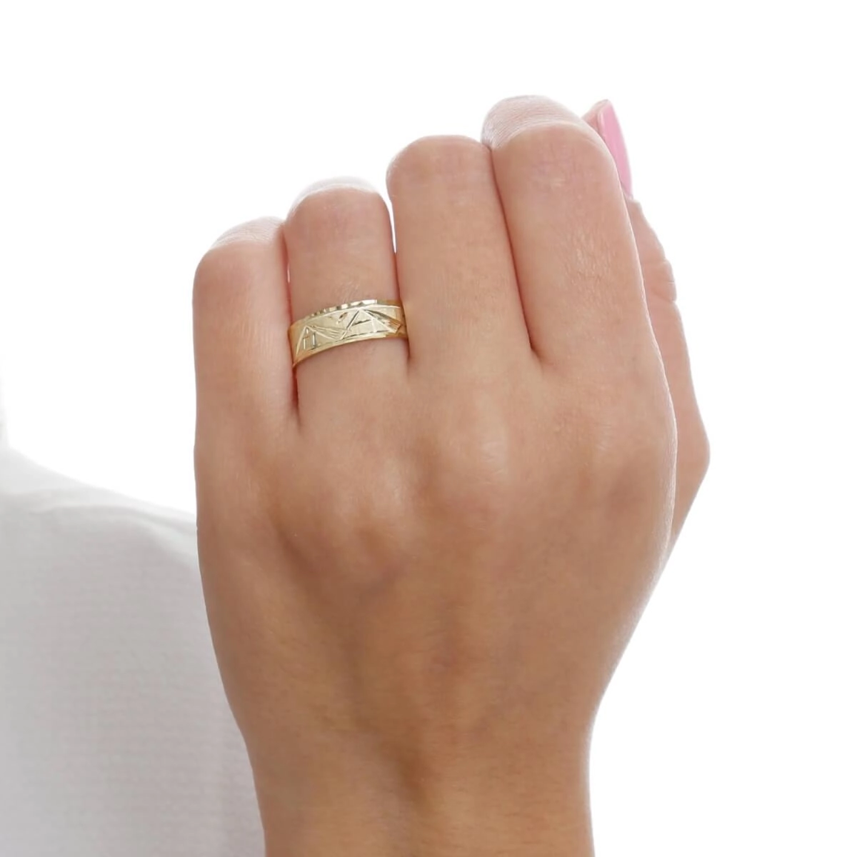 Anel Ouro 18k Escrava 5.60mm
