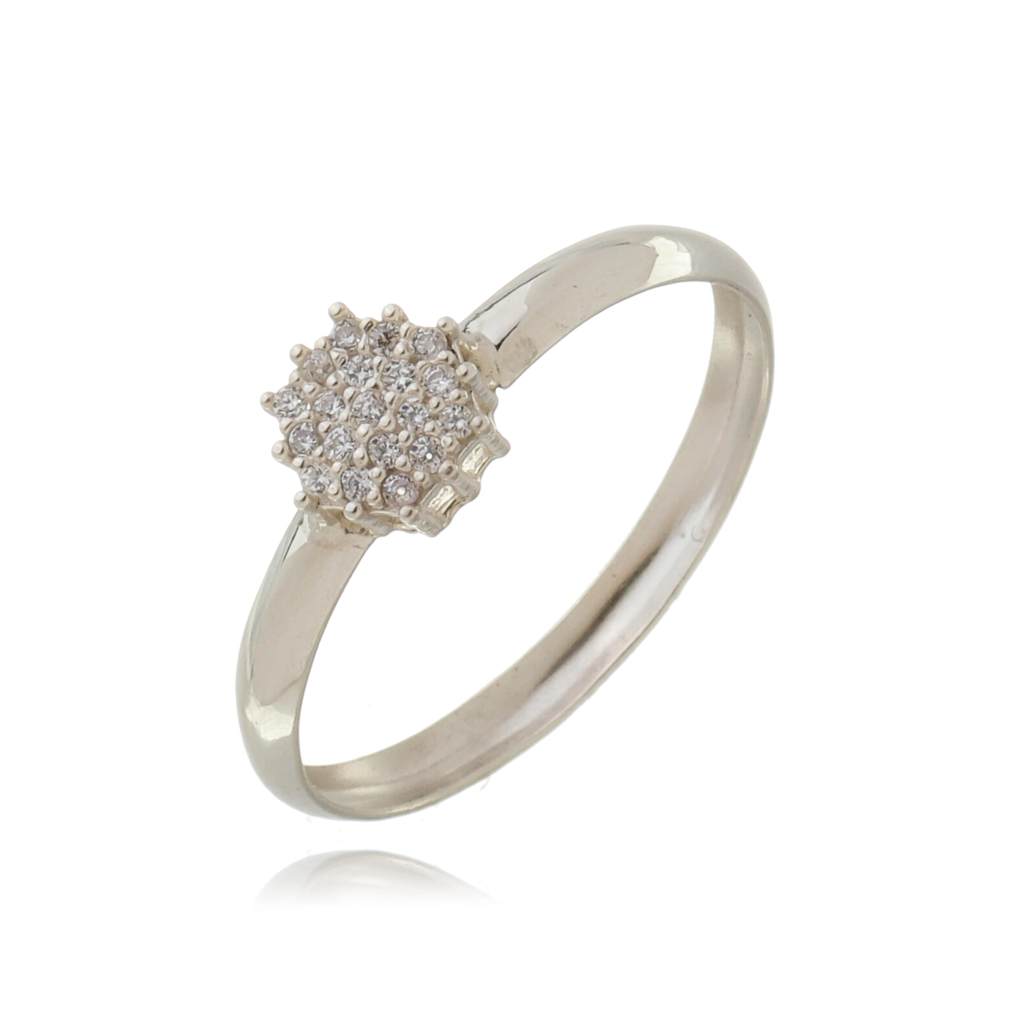 Anel Prata Chuveiro 6mm Sextavado Prata 925