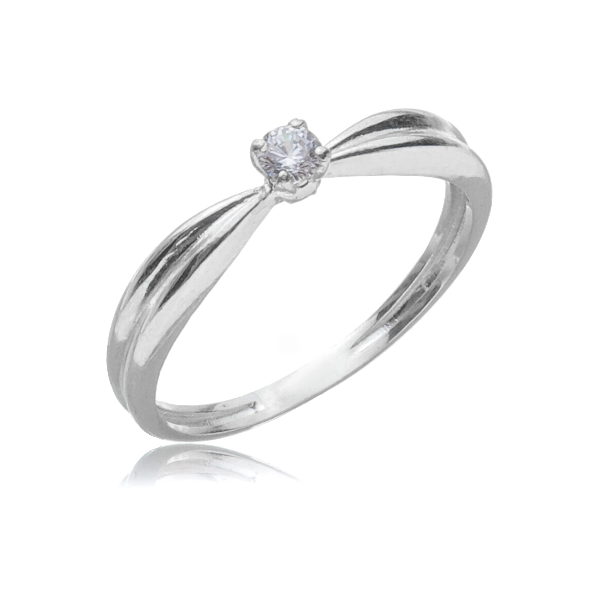 Anel Prata Solitário 3mm Prata 925 GP1053