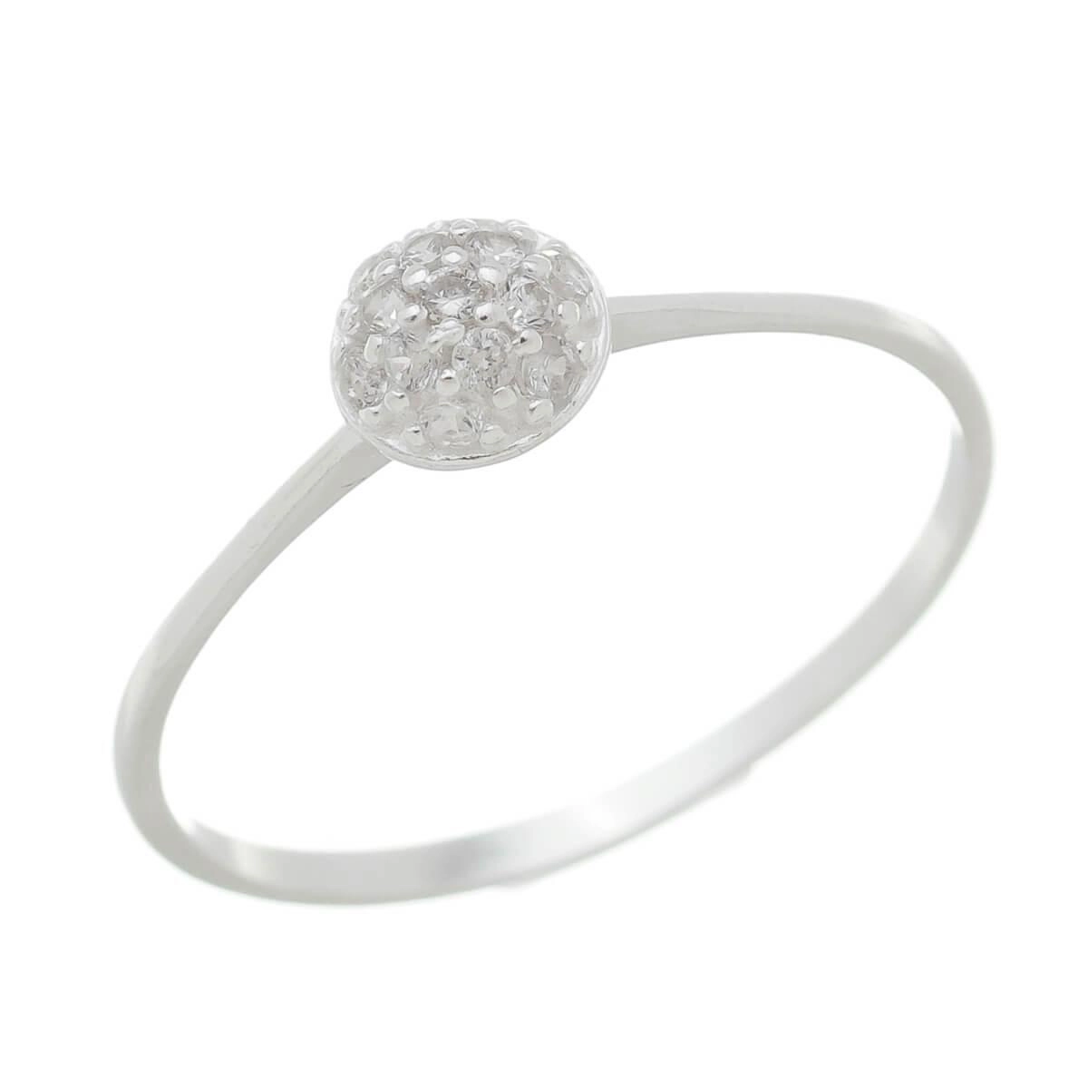 Anel Prata Solitário 5.50mm Prata 925 ANF39