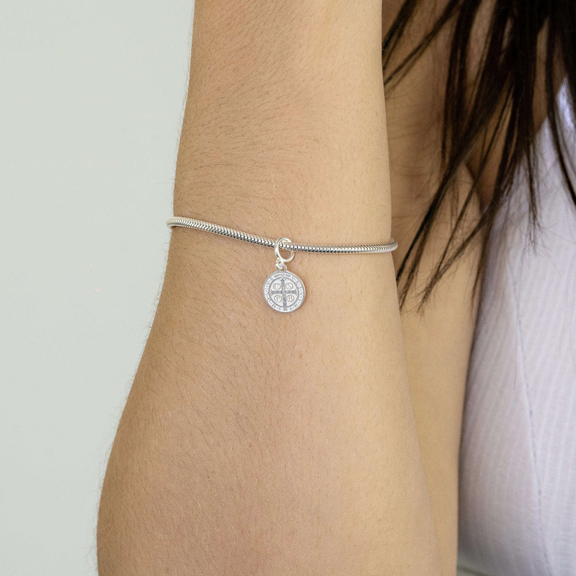 Berloque Prata 925 São Bento 1.10cm