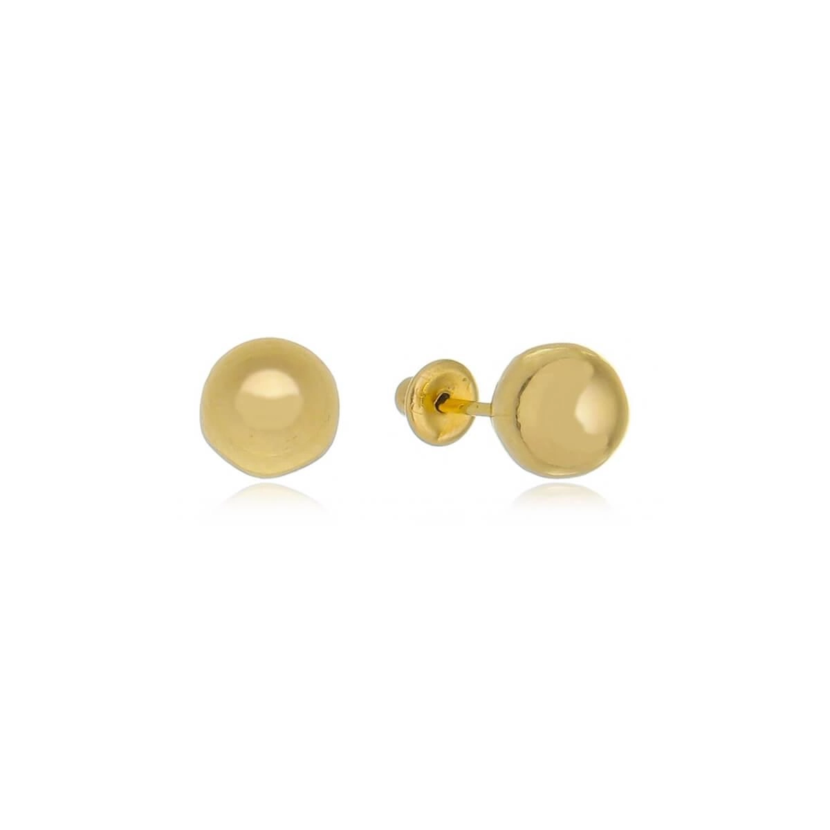 Brinco Bola 5mm Ouro 18k