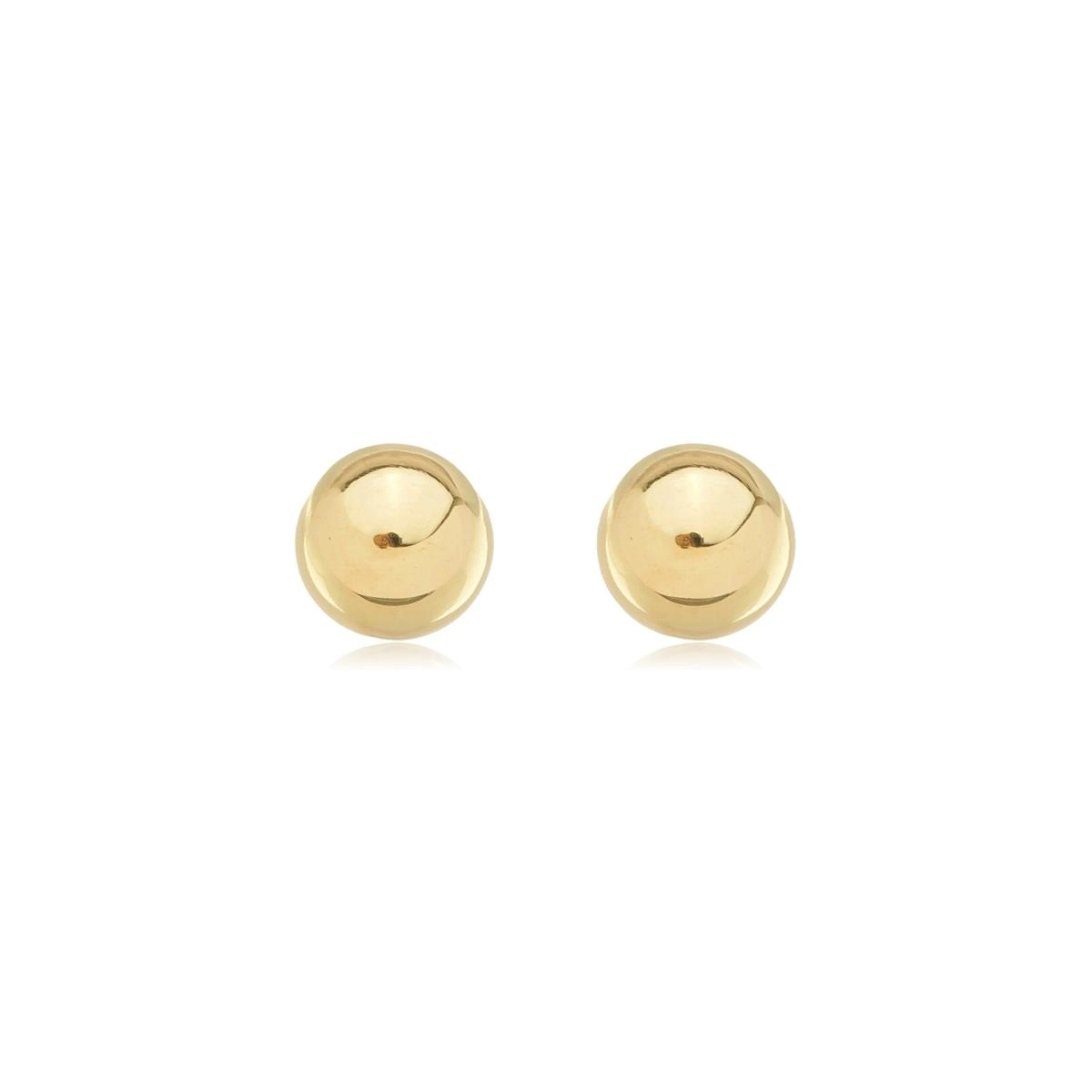 Brinco Ouro 18k Bola 9mm