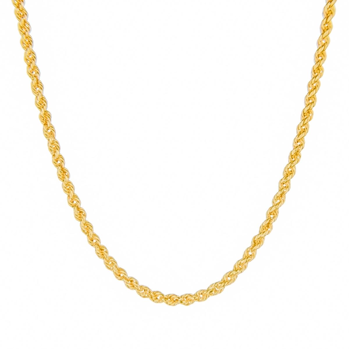 Corrente Ouro 18k Corda 40cm 2.80 gramas