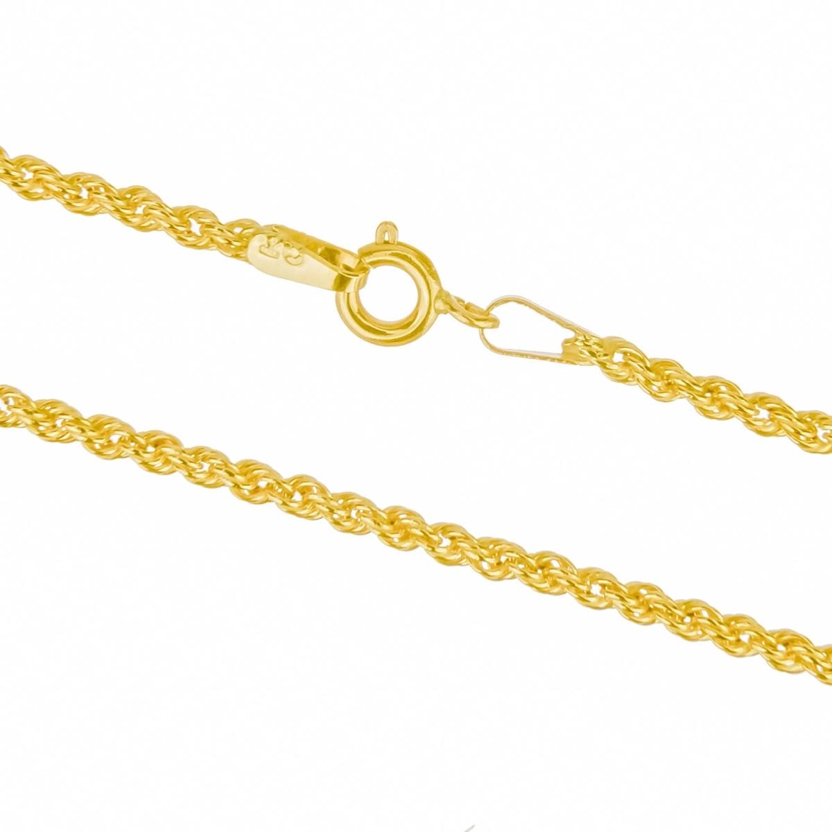 Corrente Ouro 18k Corda 40cm 2.80 gramas
