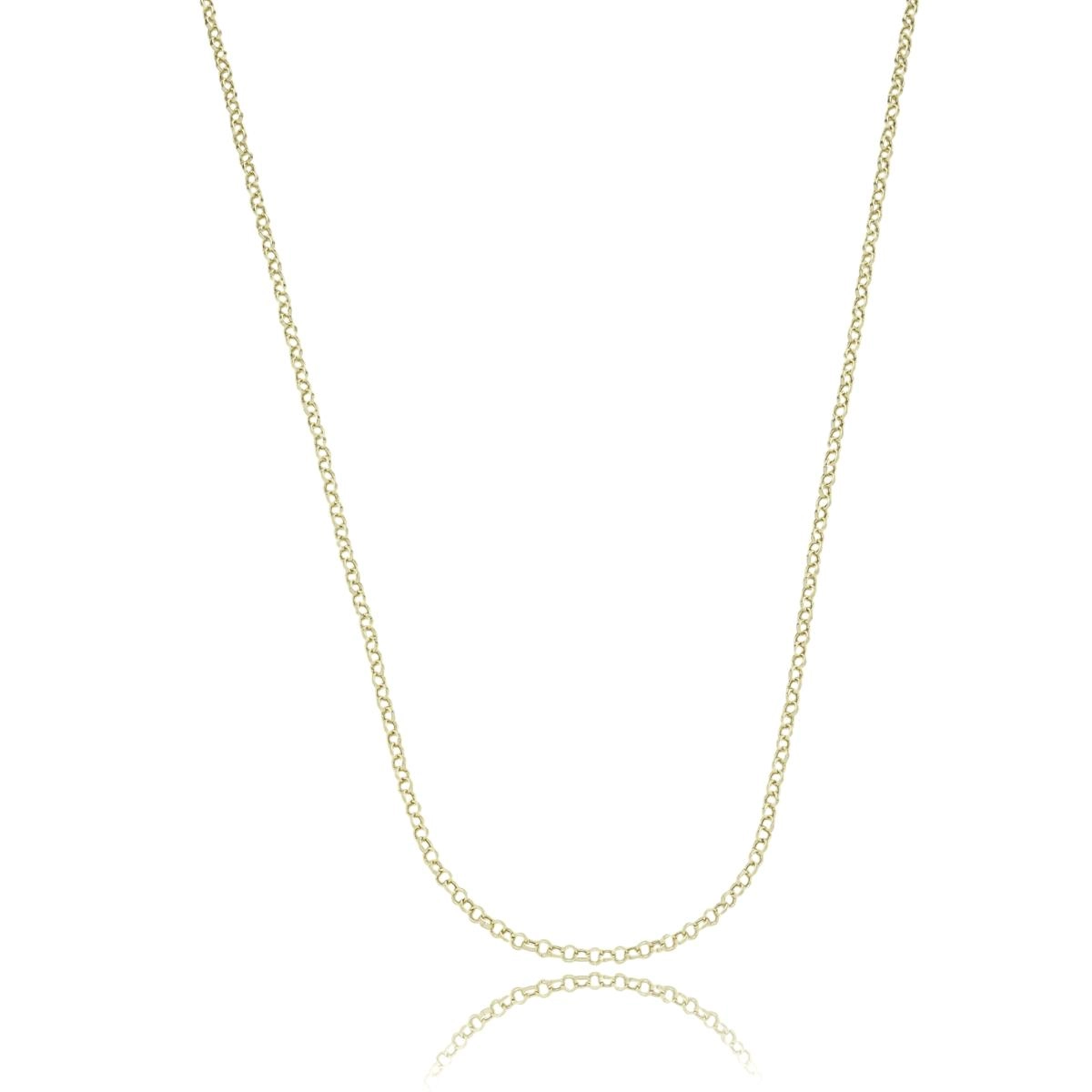 Corrente Ouro 18k Elo Português 45cm 1.90mm
