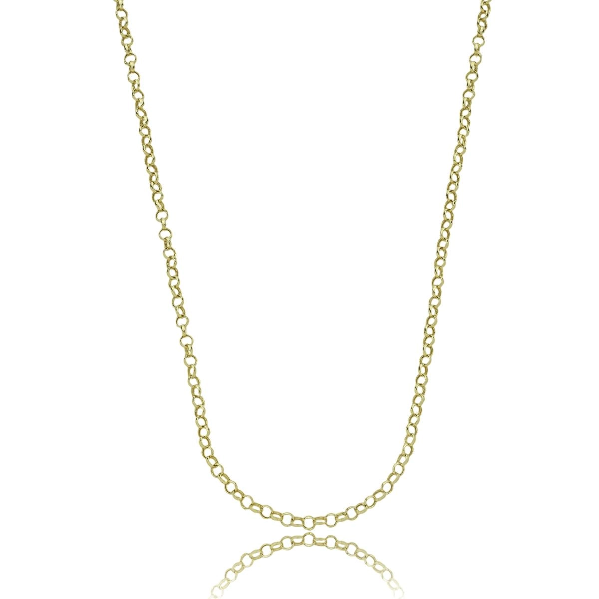 Corrente Ouro 18k Elo Português 45cm 2.80mm