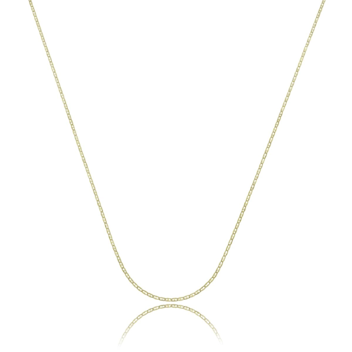Corrente Ouro 18k Piastrine 45cm 1mm