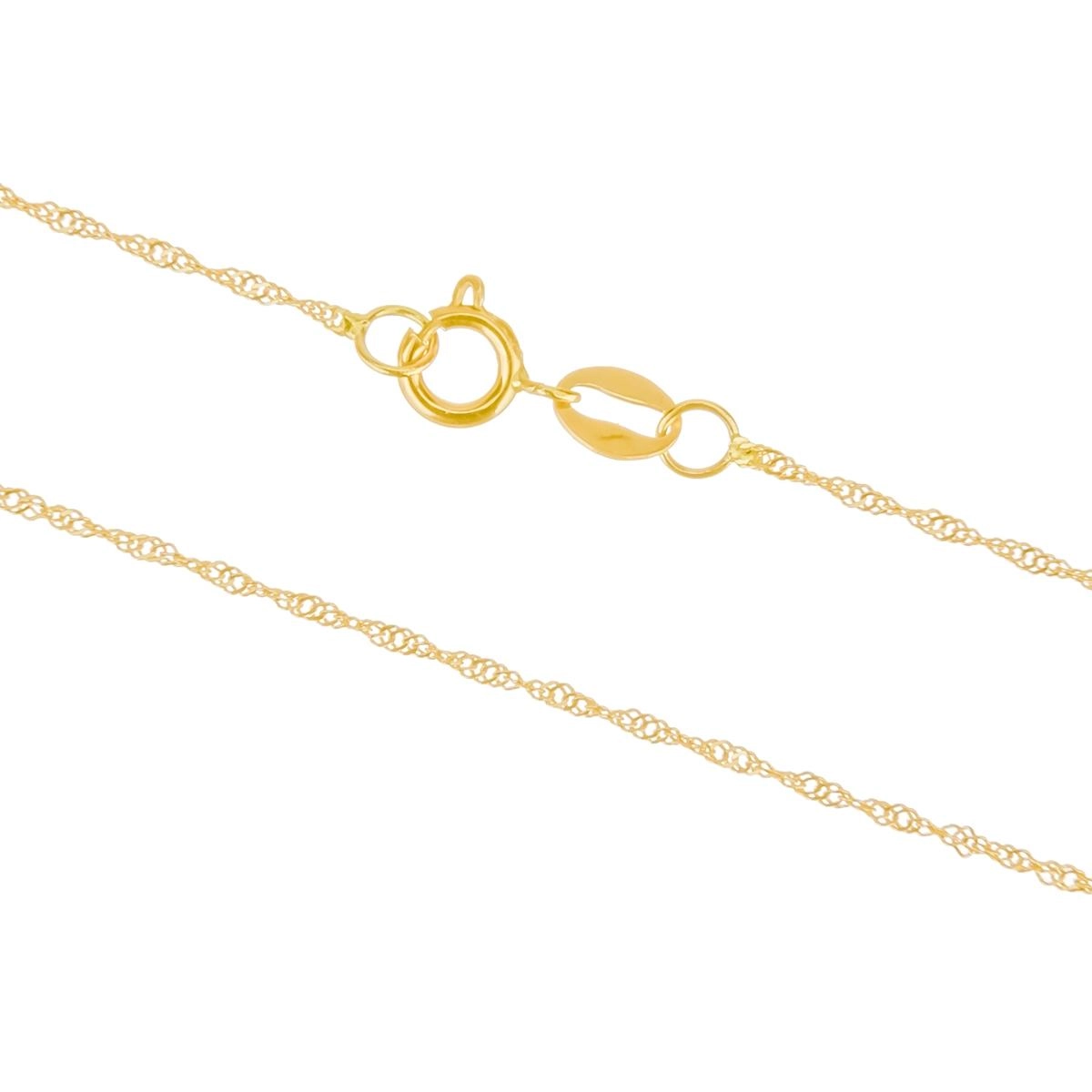 Corrente Ouro 18k Singapura 35cm Infantil 0.65 gramas