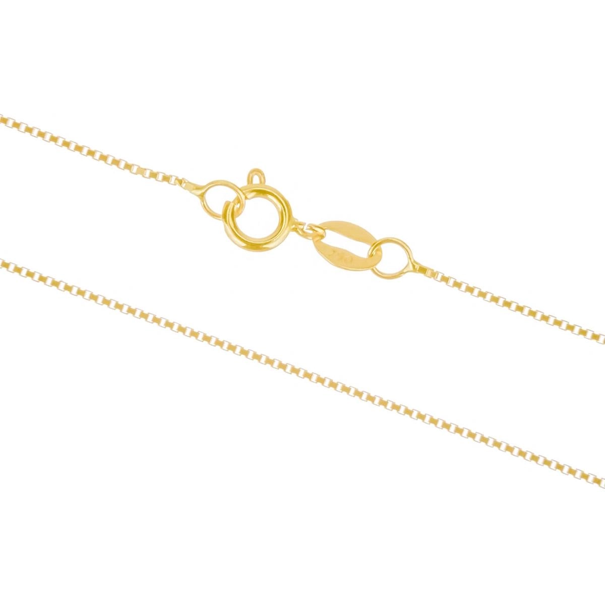 Corrente Ouro 18k Veneziana 45cm 1.45 gramas