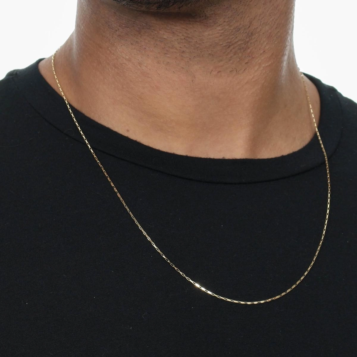 Corrente Ouro 18k Veneziana Longa 60cm 0.70mm
