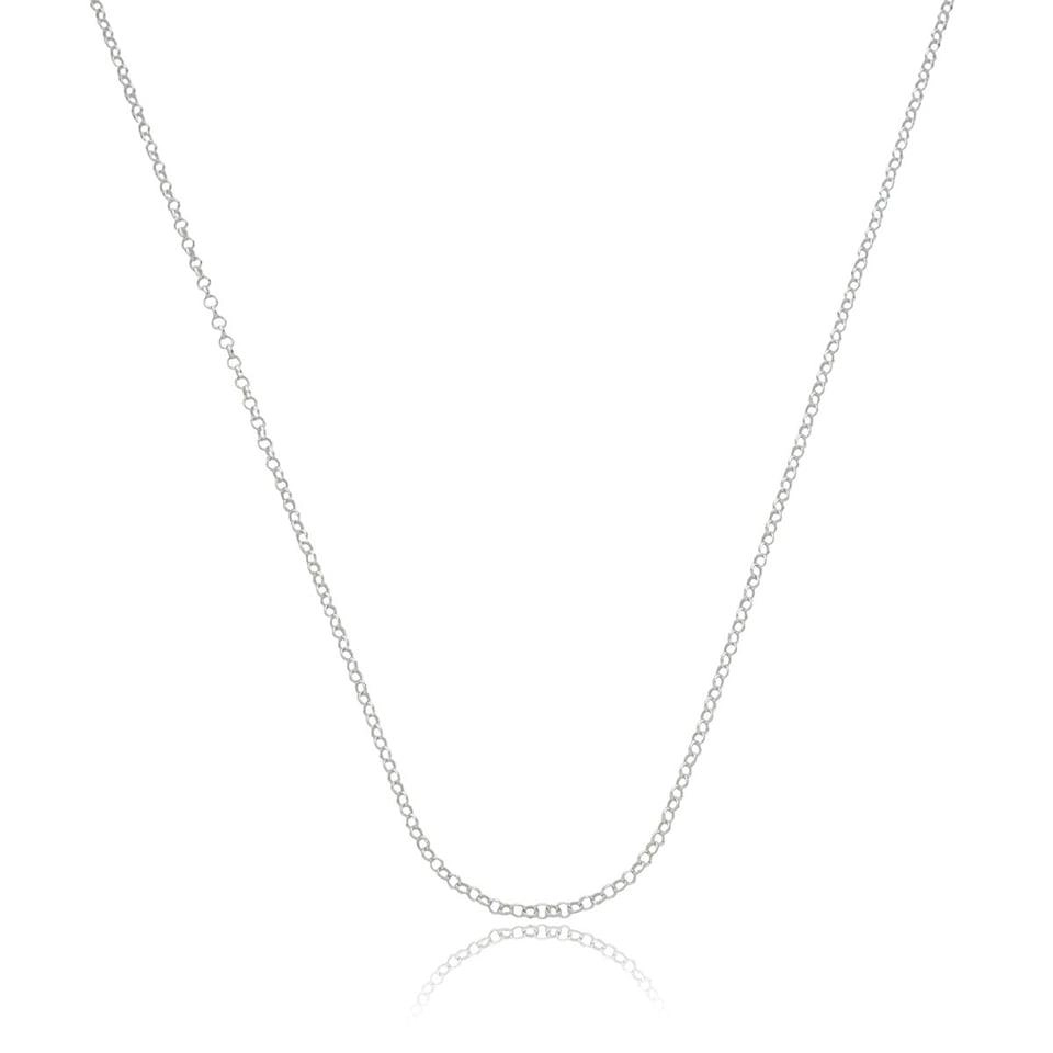 Corrente Prata 925 Elos Curtos 1.50mm 70cm 
