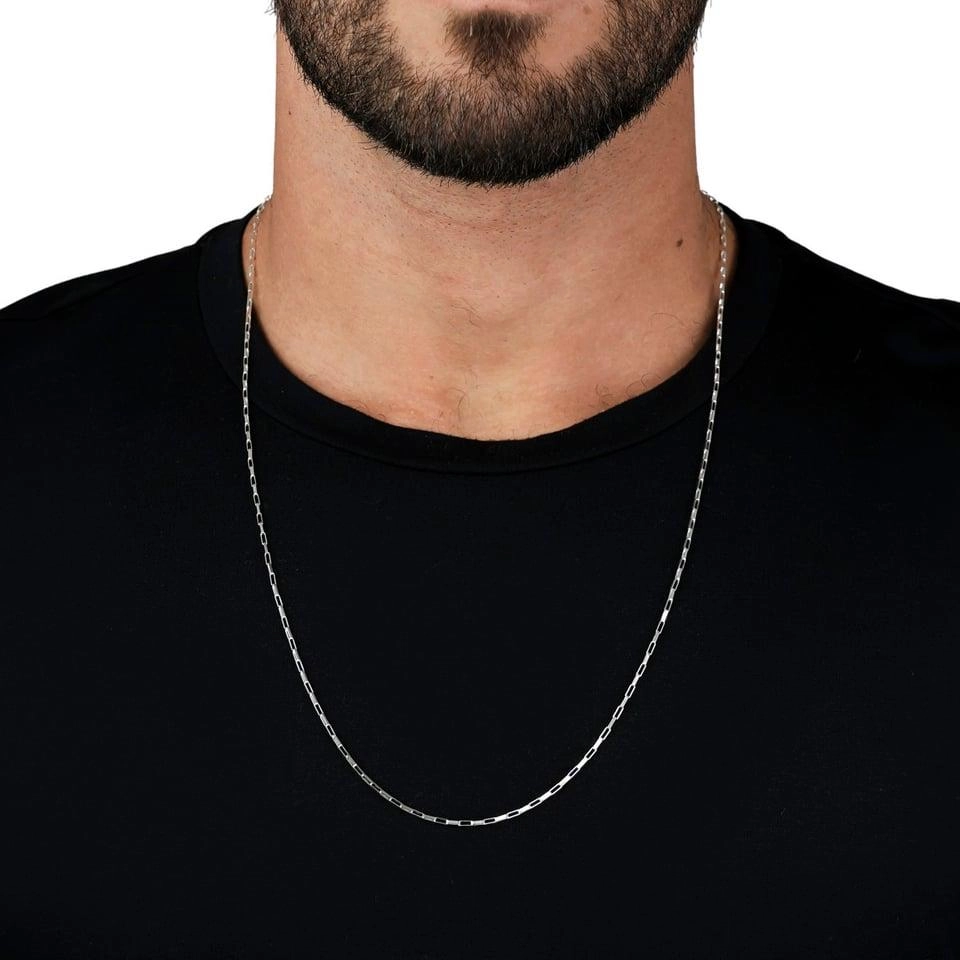 Corrente Prata 925 Veneziana Longa 1.50mm 70cm