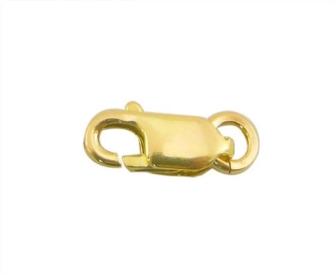 Fecho Ouro 18k Mosquetão 7mm