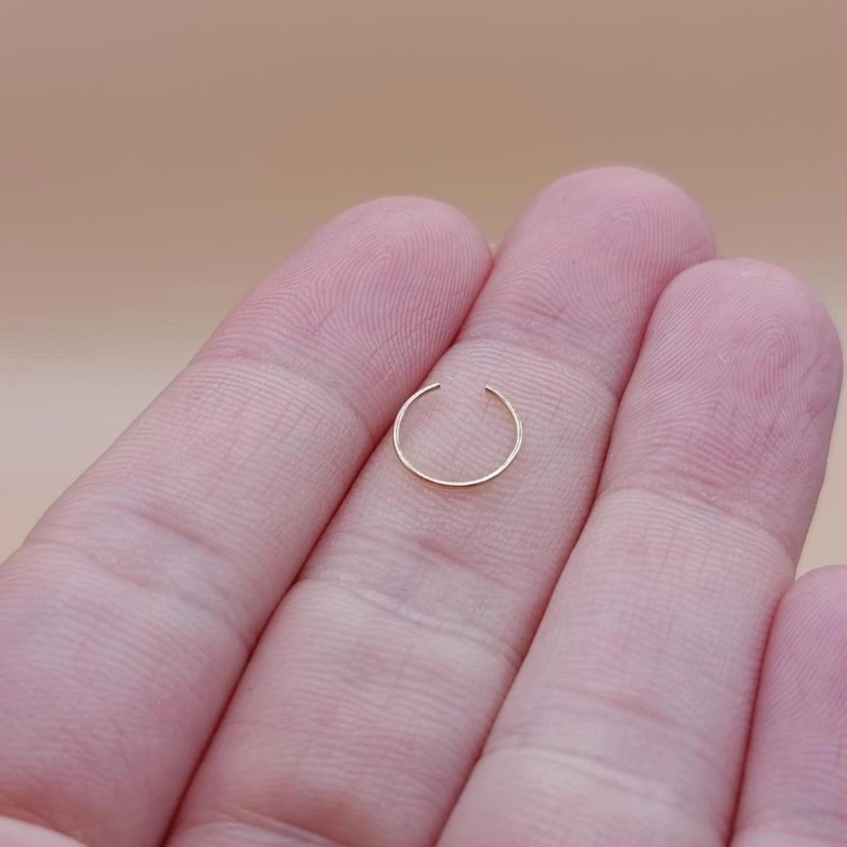 Piercing Nariz Ouro 18k 0.10 gramas JPPINR