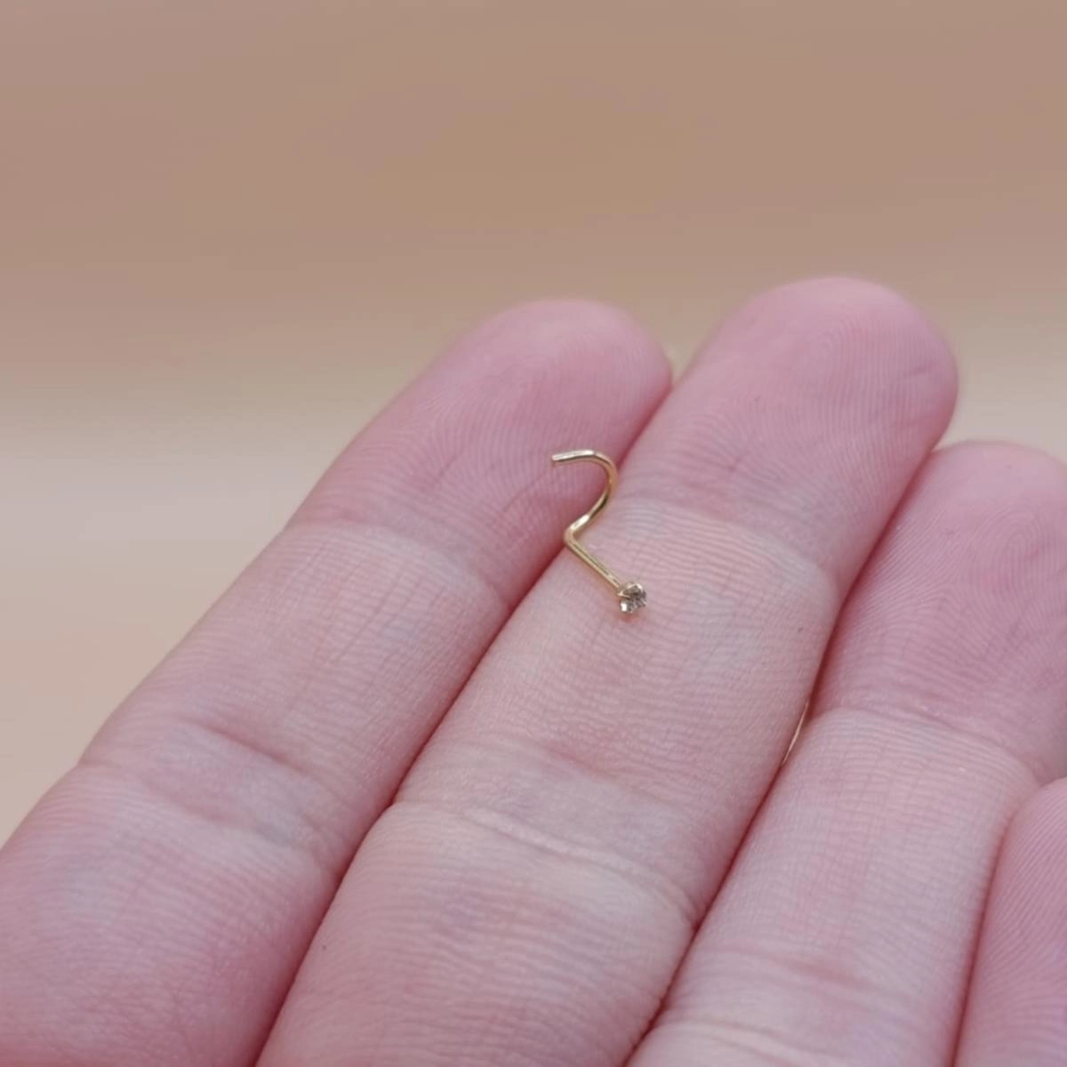 Piercing Nariz Ouro 18k 0.10 gramas JPPINTZ