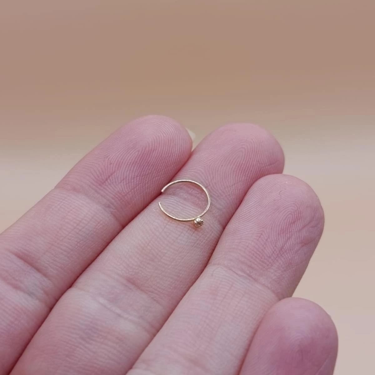 Piercing Nariz Ouro 18k 0.10 gramas JPPINZR