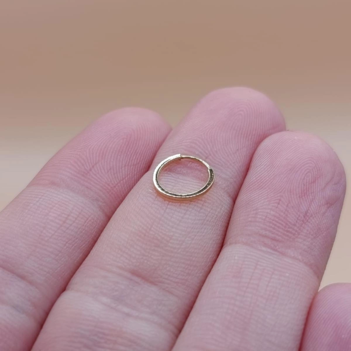 Piercing Orelha Ouro 18k Cartilagem Argola 0.10 gramas