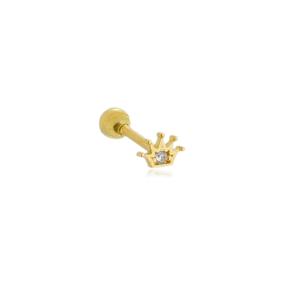 Piercing Ouro 18k Tragus Coroa 3.50mm 