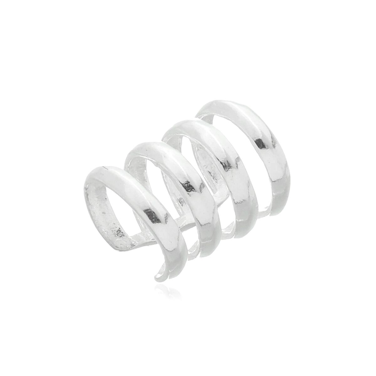 Piercing Prata Pressão Fios Prata 925
