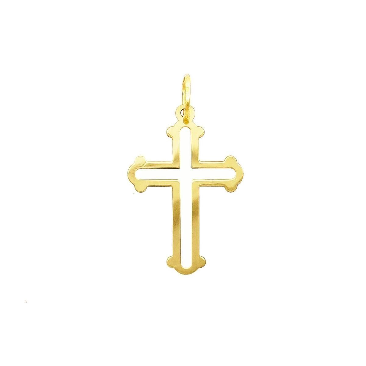 Pingente Ouro 18k Cruz 0.70 gramas PCRZ070