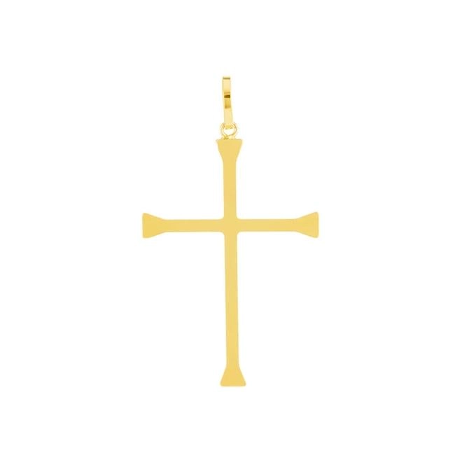 Pingente Ouro 18k Cruz Crucifixo 0.65 gramas