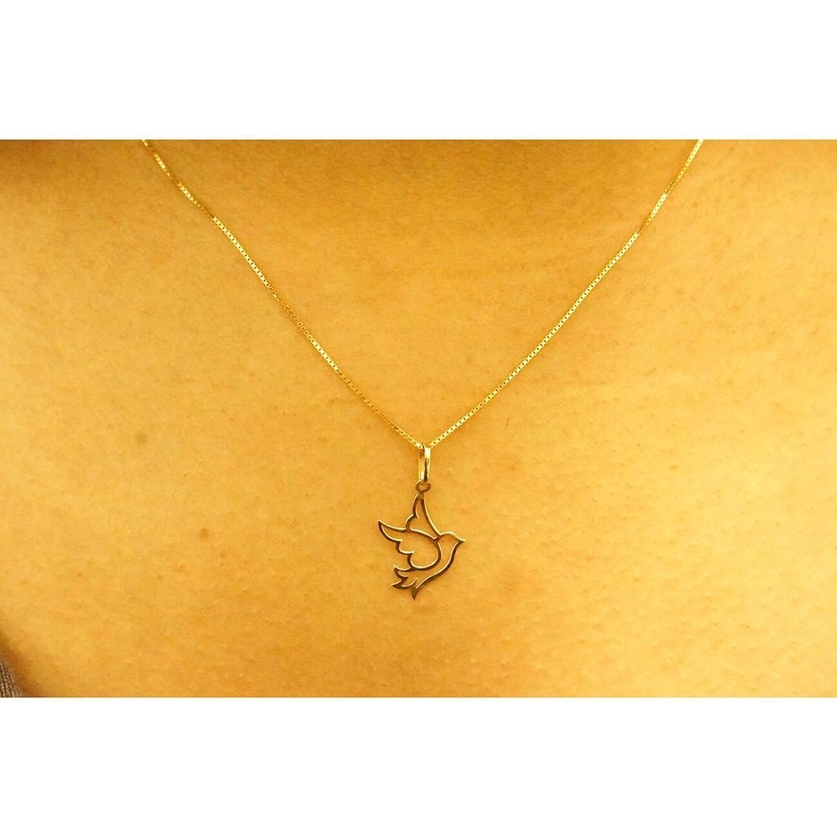 Pingente Ouro 18k Divino Espirito Santo 0.30 gramas PDES030