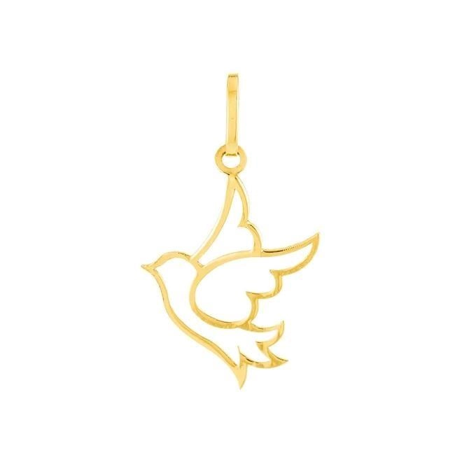 Pingente Ouro 18k Divino Espirito Santo 0.30 gramas PDES030