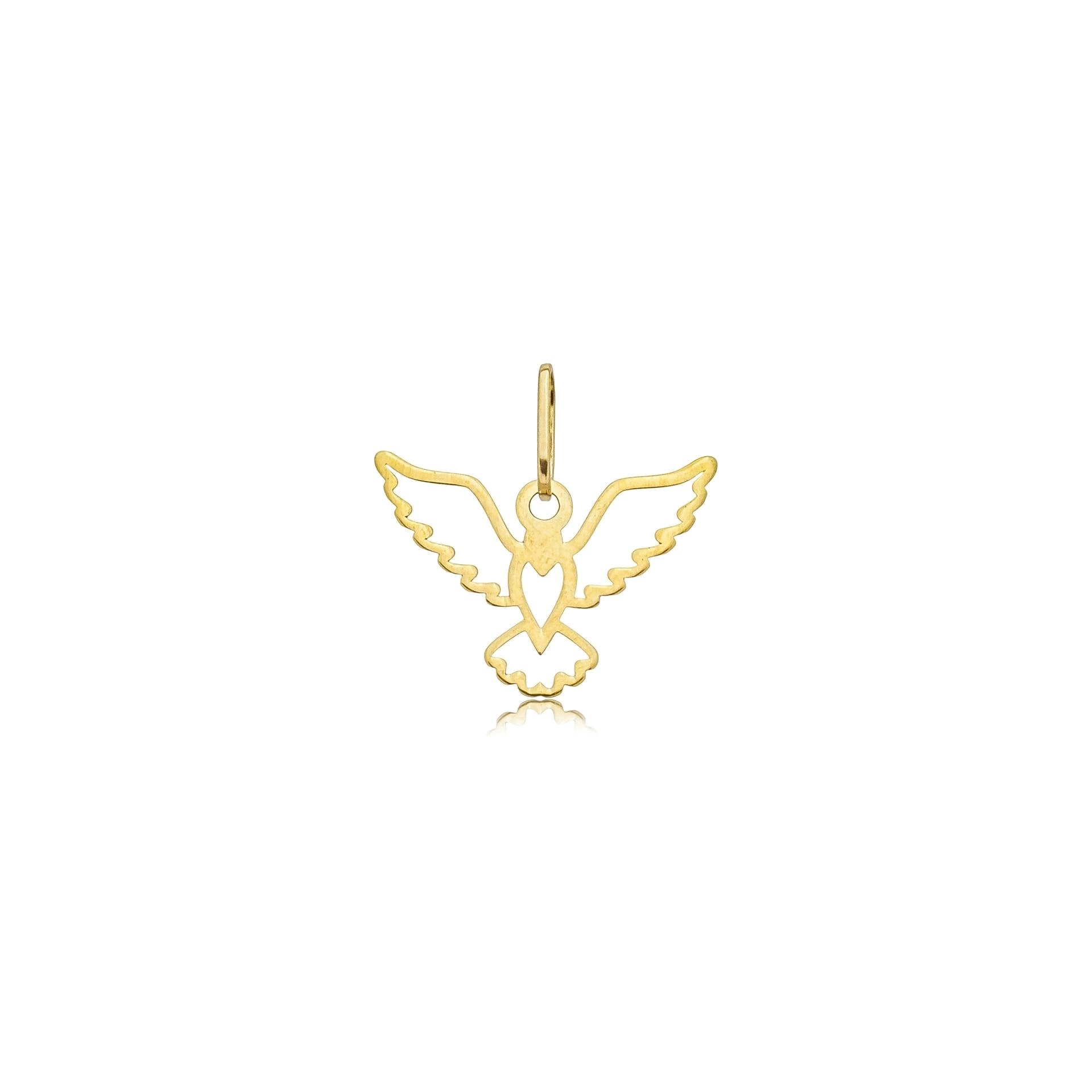 Pingente Ouro 18k Divino Espirito Santo 1.20cm