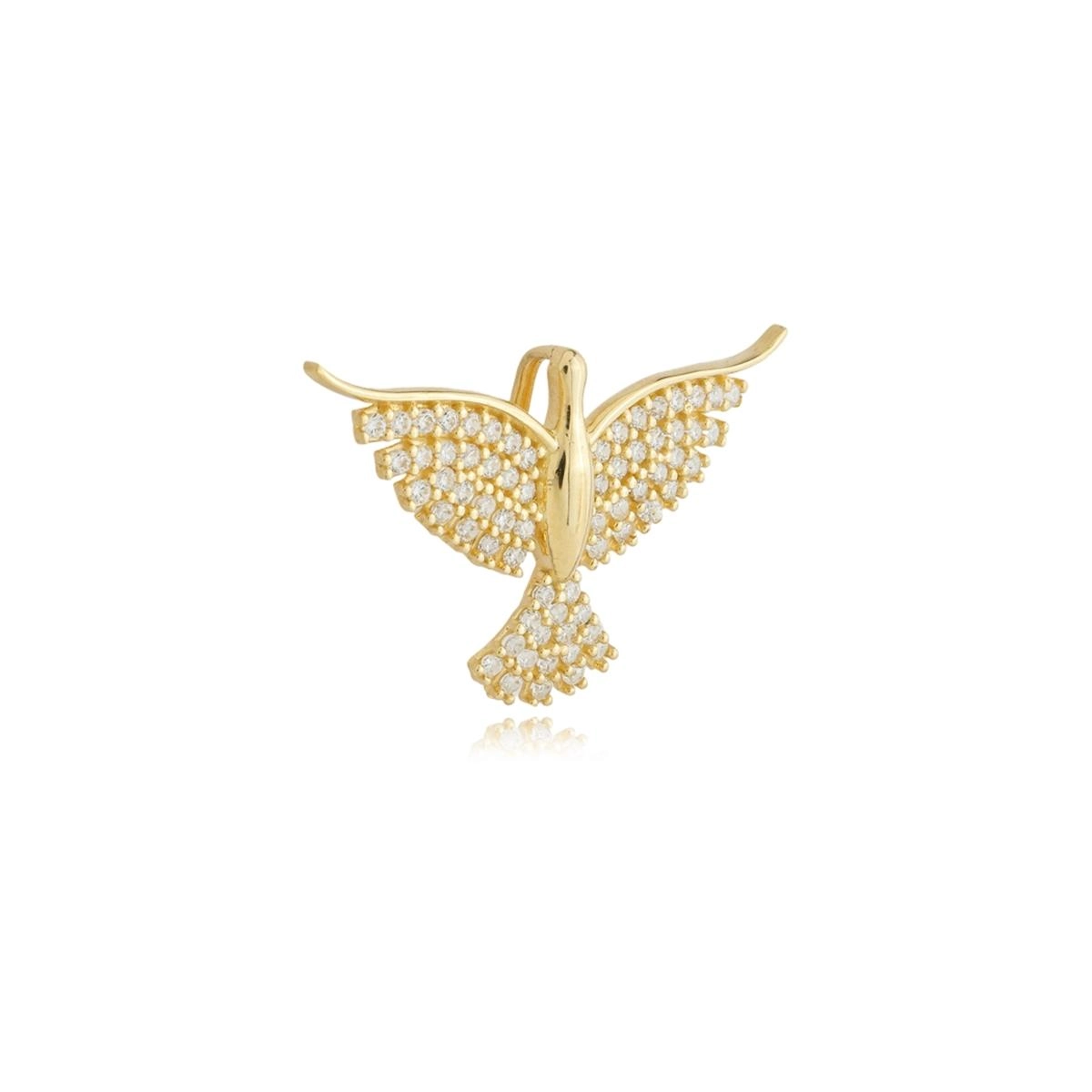 Pingente Ouro 18k Divino Espirito Santo 1.50cm