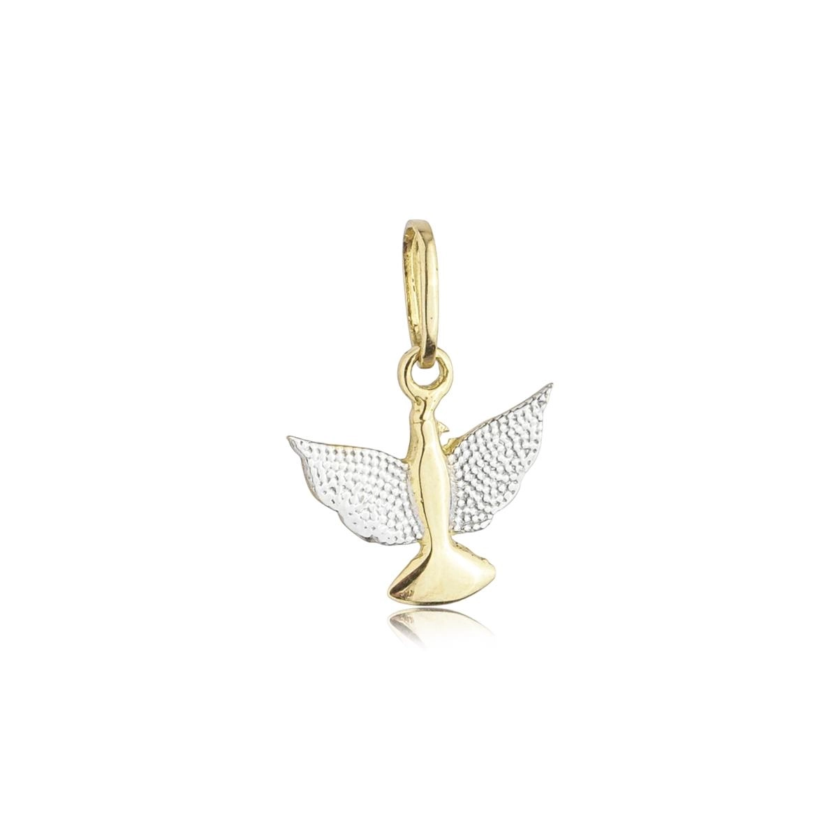 Pingente Ouro 18k Divino Espirito Santo 1cm