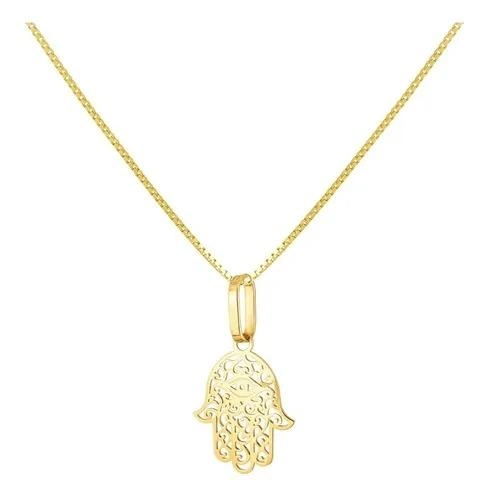 Pingente Ouro 18k Hamsa 1.30cm