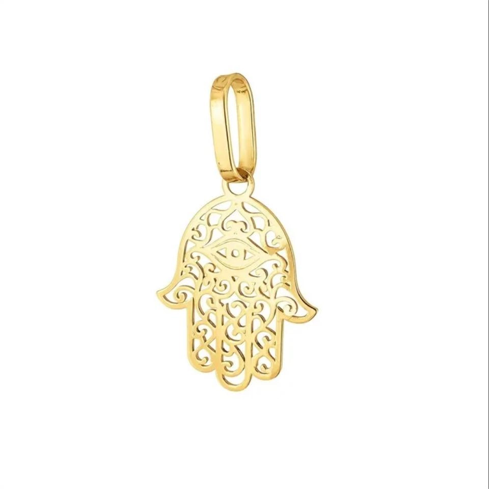Pingente Ouro 18k Hamsa 1.30cm