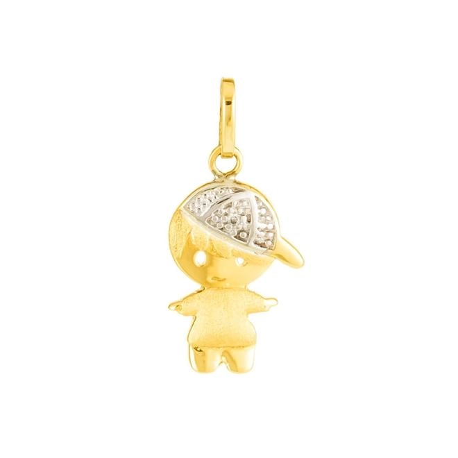 Pingente Ouro 18k Menino 1.15 gramas