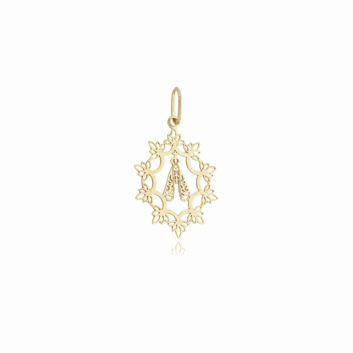 Pingente Ouro 18k Nossa Senhora 2cm