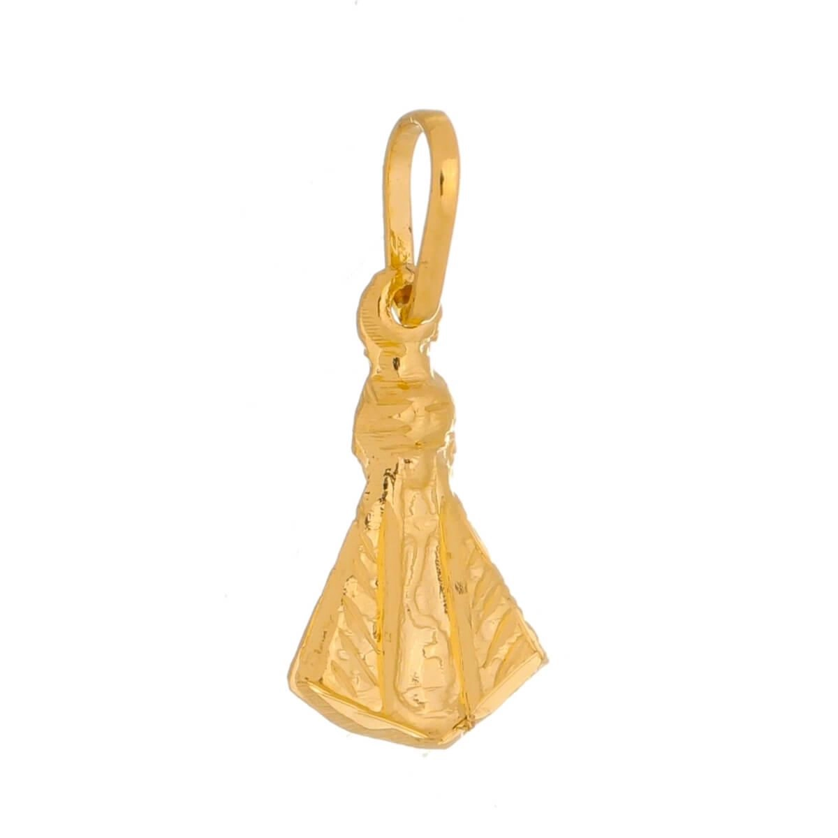 Pingente Ouro 18k Nossa Senhora Aparecida 10mm