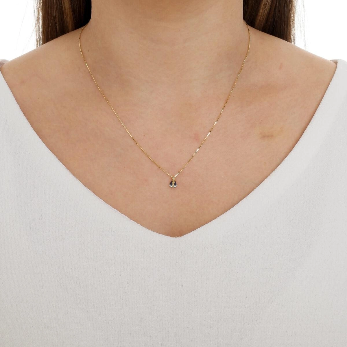 Pingente Ouro 18k Nossa Senhora Aparecida 7.70mm