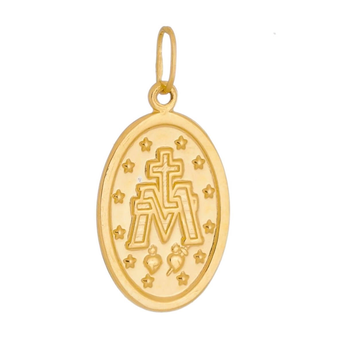 Pingente Ouro 18k Nossa Senhora das Graças 17.50mm