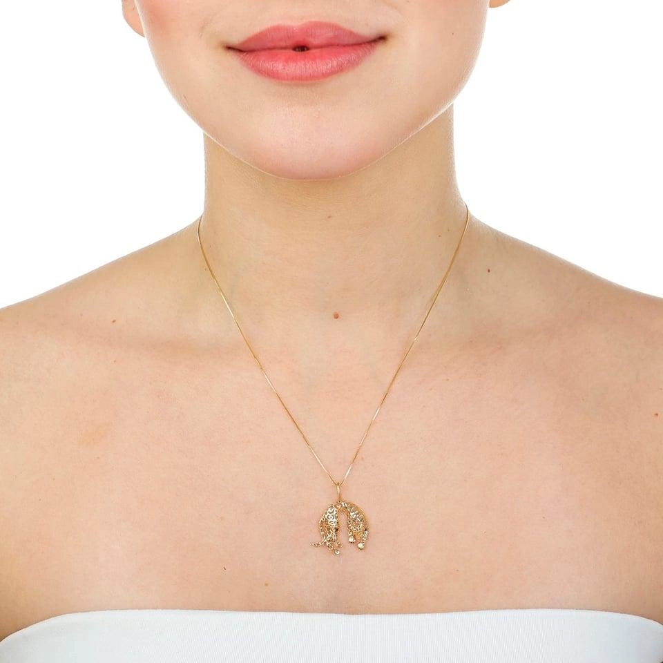 Pingente Ouro 18k Pantera Vazada 1.90cm