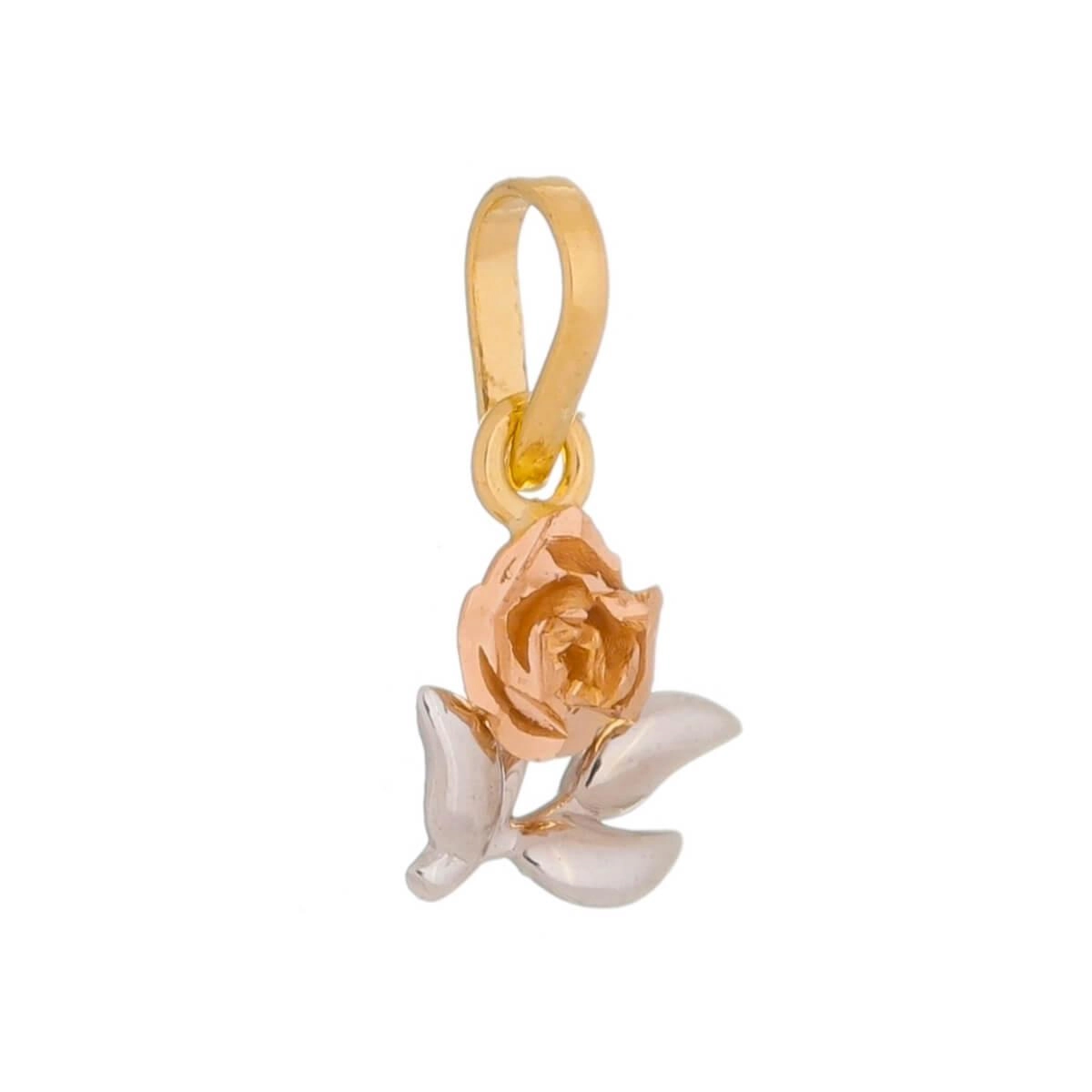 Pingente Ouro 18k Rosa 3 Cores 8.50mm