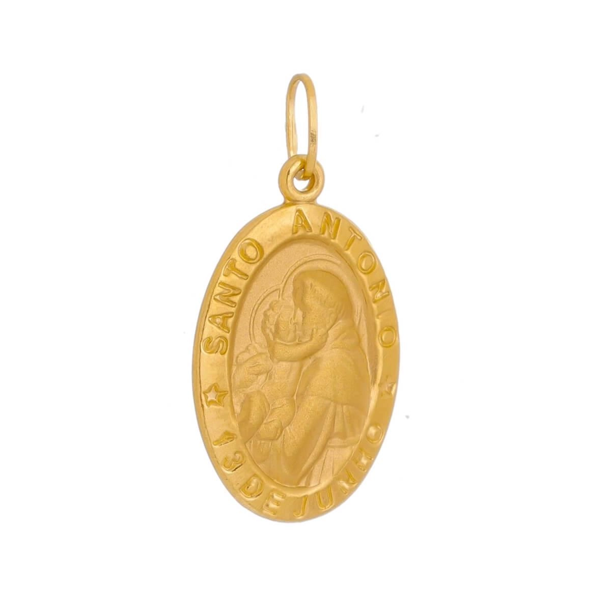 Pingente Ouro 18k Santo Antônio 17.50mm