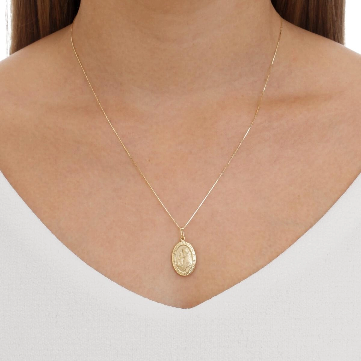 Pingente Ouro 18k Santo Antônio 17.50mm