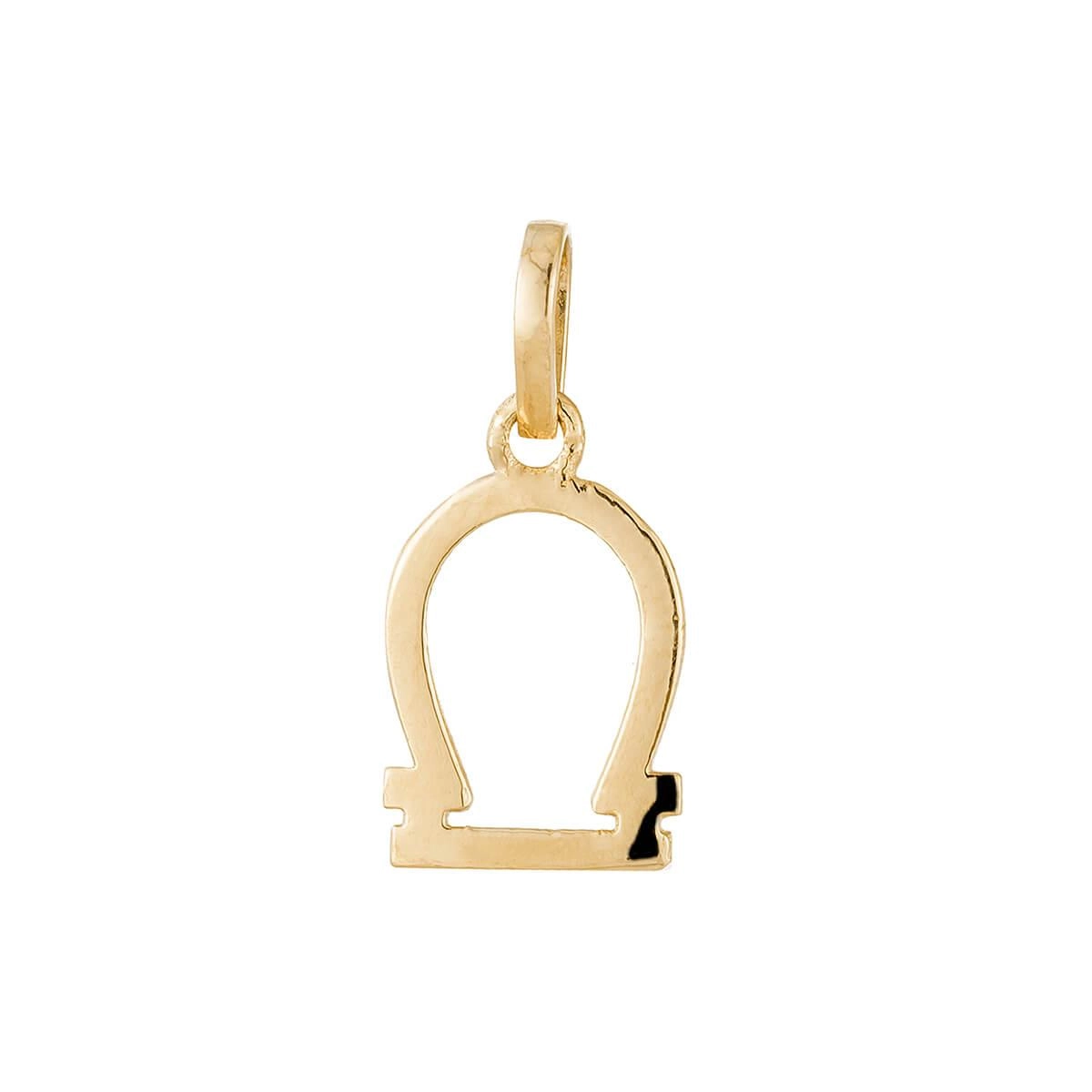 Pingente Ouro 18k Signo Libra 9mm
