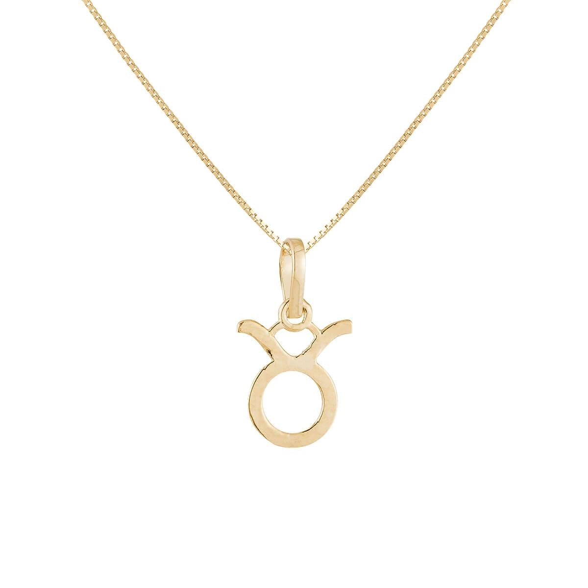 Pingente Ouro 18k Signo Touro 9mm
