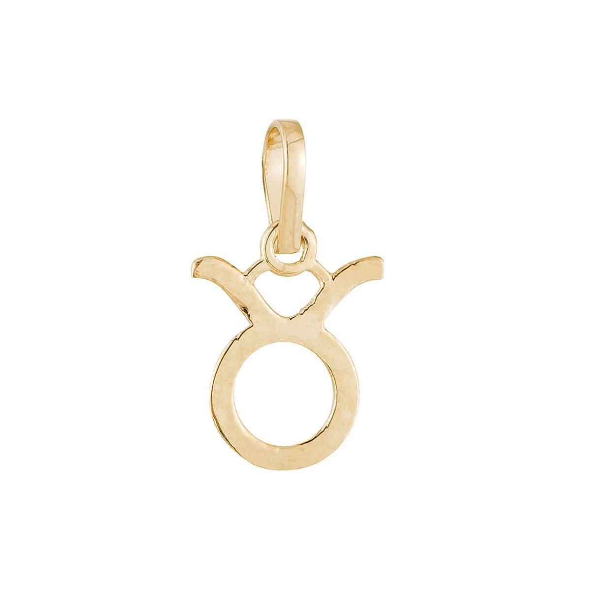 Pingente Ouro 18k Signo Touro 9mm